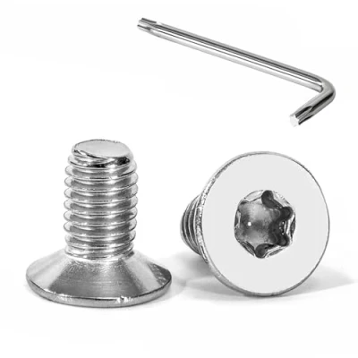 Immagine di Tunejoy Viti a Testa Svasata M8 x 16 mm Vite Torx Bullone Macchina in Acciaio Inox A2 V2A Piatta con Chiavi T40 Filettatura Completa 20 pezzi