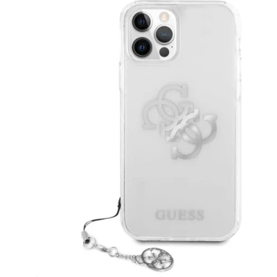 Immagine di Guess Cover Cool per iPhone 12 Pro MAX Licenza Logo + Ciondolo Argento