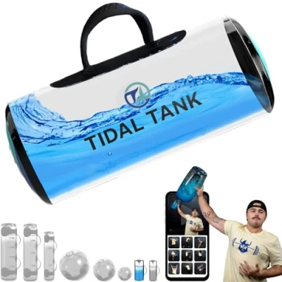 Immagine di Original KettlebellAqua Bag al posto di Sandbag Sacco Potenza con Peso ad Acqua Allenamento Definitivo per Core e Bilanciamento Dispositivo Portatile perl&#039;Allenamento della Stabilità Fino a 5kg