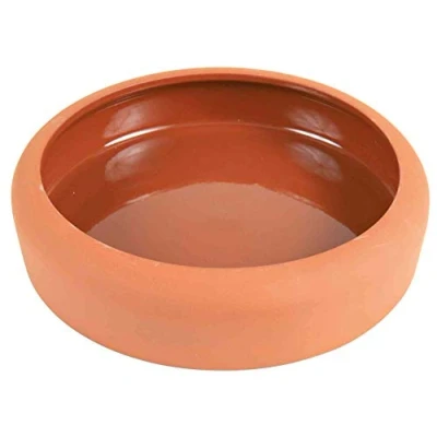 Immagine di Trixie Ciotola in Ceramica con Bordo Arrotondato, 125 ml, Terracotta