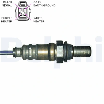 Immagine di DELPHI ES20215 12B1 Sonda lambda planare, riscaldato HONDA: CIVIC 7 Hatchback, FR V
