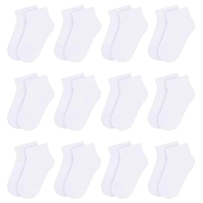 Immagine di Libella 12 paia di calzini sneaker corti bambino/a Calzettoni bianco e nero a scelta 80% cotone 2863 23 26