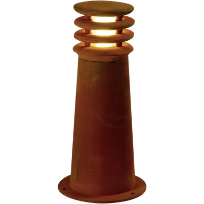 Immagine di SLV 229020 Rusty Round 40 Lampada da terra per esterni a risparmio energetico E27 11 W Ferro (arrugginito)