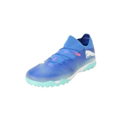 Immagine di Puma Future 7 Match TT Scarpe da calcetto con tacchetti, Uomo, Taglia: 42, Bluemazing/white/electric peppermint Tessuto / sintetico