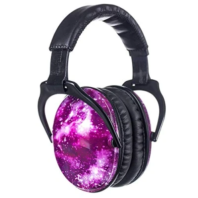 Immagine di PROTEAR Cuffie per bambini, cuscinetti auricolari spessi, protezioni l&#039;udito regolabili, protezione dal rumore, cuffie, dei festival scolastici(Nebula)