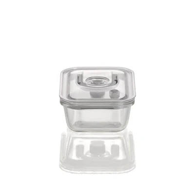 Immagine di CASO VacuBoxx EM rettangolare 600 ml contenitore sottovuoto estremamente stabile in vetro borosilicato, senza BPA, resistente al calore, lavabile lavastoviglie, adatto congelatore, insapore,