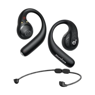 Immagine di Soundcore by Anker AeroFit Pro Cuffie Bluetooth Wireless Open Ear, senza fili, Ultra Comfort, Fit Sicuro, Design Ergonomico, Suono Ricco con LDAC, 5.3, IPX5, Riproduzione 46H, App