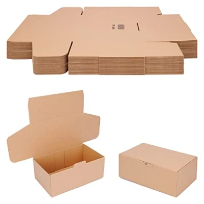 Immagine di verpacking 50 Scatole fustellate 25 x 15 10 cm piccoli cartoni per spedizioni dimensioni e quantità a scelta