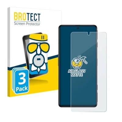 Immagine di brotect Pellicola Vetro Opaca per Xiaomi Poco F4 GT (3 Pezzi) Protezione Schermo [Anti Riflesso, Durezza 9H]