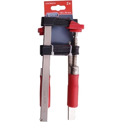 Immagine di Max Power COXT865215 Strettoi a Vite, Morsetti 50 X 150 mm, 2 Pezzi
