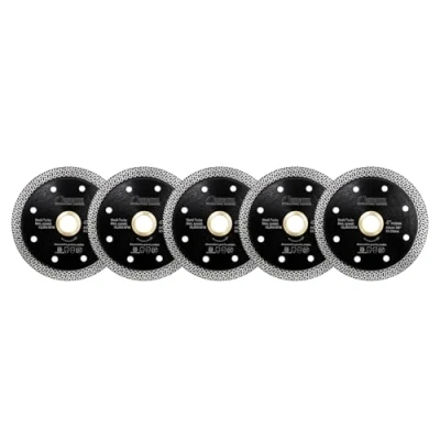 Immagine di Shdiatool lama diamantata per porcellana con mesh Turbo RIM segmento taglio di piastrelle ceramica granito marmo