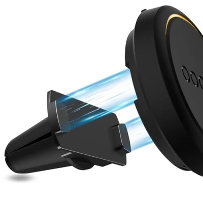 Immagine di SUPMEGA Supporto magnetico per griglia d&#039;aria auto OOONO CO Driver NO2, in metallo con magneti integrati, compatibile rilevatore flash NO2