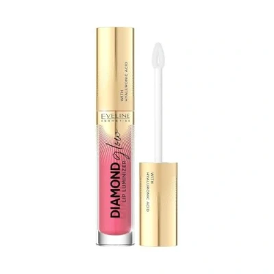 Immagine di Eveline, Rossetto + Lucidalabbra, Diamond Glow Lip Luminizer Lucidalabbra con Acido Ialuronico