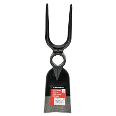 Immagine di Bellota HOE344600P Zappa forgiata Doppio Uso, Forcella con Dente a Forma di Diamante e Zappa, Sistema Anti Rotazione.