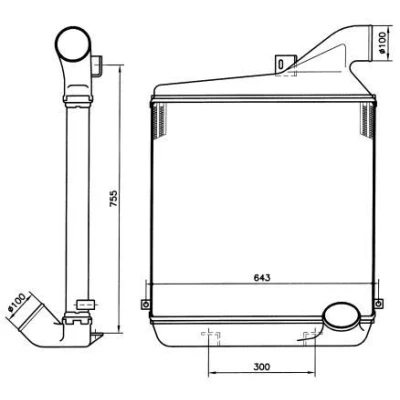 Immagine di NRF 30146 Intercooler