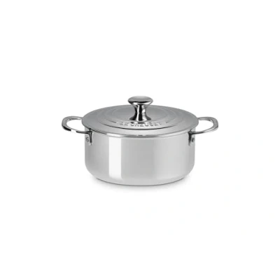 Immagine di Le Creuset Evolution Casseruola in Acciaio Inox a 3 Strati con Coperchio, diametro 20 cm, L