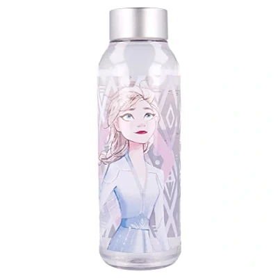 Immagine di Stor ST 51013 Borraccia Tritan Idro 660 ml Frozen II Elements, Acciaio, Multicolore, Estándar