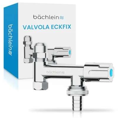 Immagine di Bächlein Valvola ausiliaria universale per dispositivi Eckfix in ottone con dispositivo antiriflusso