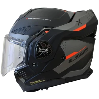 Immagine di LS2, Casco Moto Modulare ADVANT X OBLIVION Matt Black Titanium, L