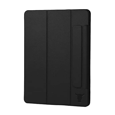 Immagine di TORRO Custodia Magnetica Compatibile con iPad Mini 7a/6a Gen 2024/2021 Caso in Vera Pelle [Funzione di Supporto] [Auto Sveglia/Sonno] (Nero)