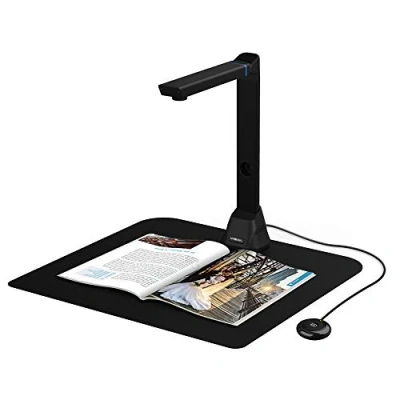 Immagine di Viisan VK16 Scanner digitale per documenti e libri formato A3, sensore da 16 MP, doppia pagina lisciatura suddivisione automatica, riconoscimento testo, Visualizer scansione portatile