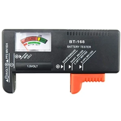 Immagine di NIDONE Battery Tester, Tester Universale per batterie a Bottone AA AAA C D 9V 1.5V (Modello: BT 168)