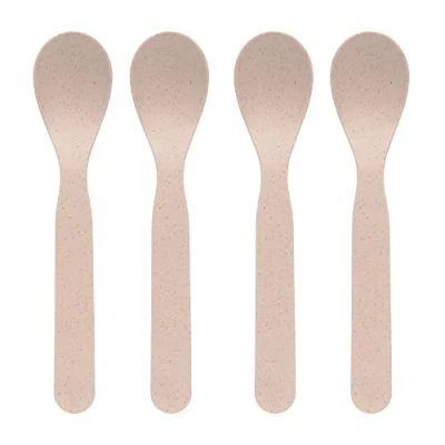 Immagine di LÄSSIG Set di cucchiai per bambini (4 pezzi) Posate senza melamina, BPA, lavabili in lavastoviglie e microonde/Spoon Uni anthracite