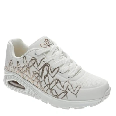 Immagine di Skechers Uno Golden Heart, Scarpe da Ginnastica Donna, Bianco, 36.5 EU