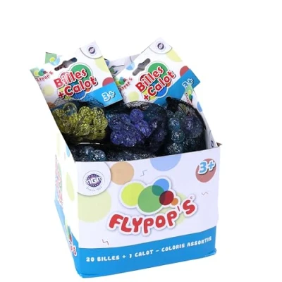 Immagine di FLYPOP&#039;S Billes Pépites Recreation Game 033031 Random Color Glass Skill Children&#039;s Toy 1.6 cm x Suitable for ages 3 and up