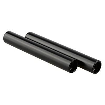 Immagine di CAMVATE 15 mm asta in Alluminio tubo di Prolunga per DLSR Camera Support System (10 cm lunghezza, nero, due)