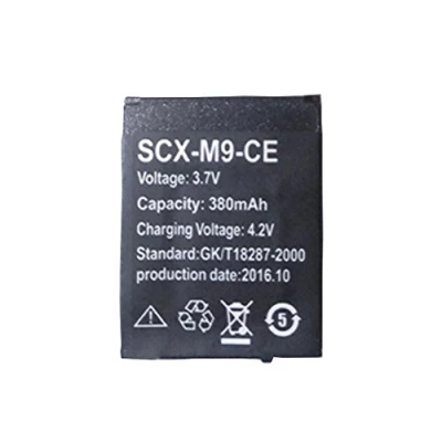 Immagine di OCTelect Smart Watch Battery SCX M9 CE Rechargable Lithium with 380MAH Capacity