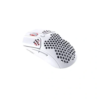 Immagine di HyperX Pulsefire Haste, Mouse Gaming Senza Filo, Connettività a 2,4 GHz, Illuminazione RGB, 6 Tasti Programmabili, 16000 DPI, Resistenza fino 80 Milioni di Clic, Batteria 100 Ore, Bianco
