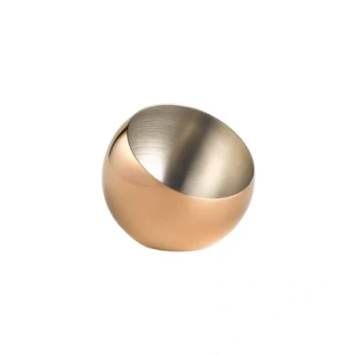 Immagine di APS 40771 Set di 3 ciotole SPHERE, diametro 8 cm, altezza 7 0,1 l, acciaio inossidabile, effetto rame