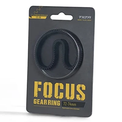 Immagine di Tilta Anello di messa a fuoco senza cuciture per obiettivo da 72 74 mm Mini Follow Focus Nucleus Nano DSLR 0.8 Mod Standard Gear Accessori obiettivi TA FGR 7274