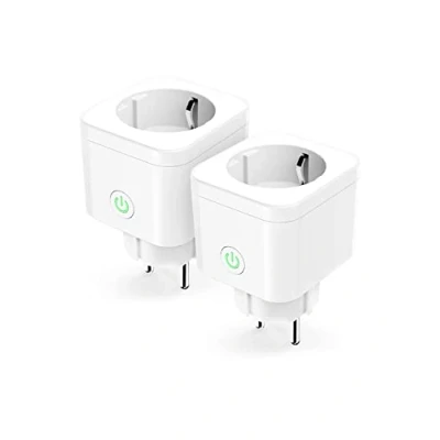 Immagine di Refoss Presa Intelligente Alexa, WiFi Temporizzata con Controllo Vocale, Remoto Tramite App Refoss, Compatibile Alexa e Google Home, 2400W, 10A, Type F, 2 Pezzi