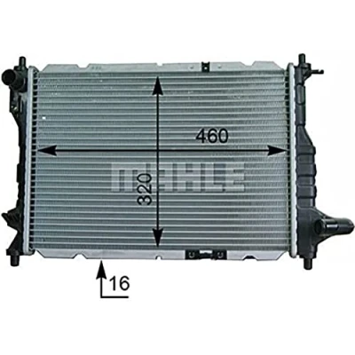 Immagine di MAHLE ORIGINAL CR 944 000S Radiatore motore 460 320 16 Alette di raffreddamento saldate CHEVROLET: Matiz, Spark
