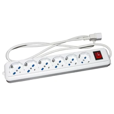 Immagine di LINK LKMP06C Multipresa per Gruppi di continuità con 6 Prese Tripolari 10/16A a Spina IEC C14
