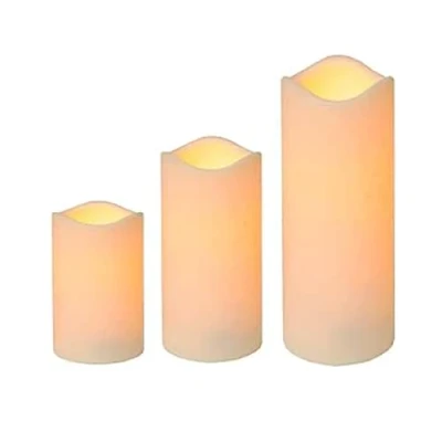 Immagine di Set di 3 pezzi, lumini da immersione, sott&#039;acqua, cambia colore, senza fiamma, candele a LED, sicurezza per la decorazione, multicolore e resistente all&#039;acqua, Plastica