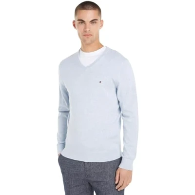 Immagine di Tommy Hilfiger Men Stretch Slim Fit Tee MW0MW10800 Blue (Deep Indigo) XS