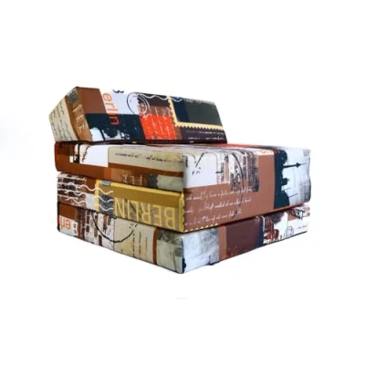 Immagine di FORTISLINE Materasso Pieghevole 200 x 70 10 cm in 3 pezzi ospite H2 Letto da campeggio Rivestimento lavabile per adulti