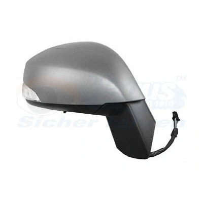 Immagine di Specchio retrovisore esterno Van Wezel 4380828 Dx con la prima mano completo, convesso, per regolazione elettrica specchio, ribaltabile/ripie