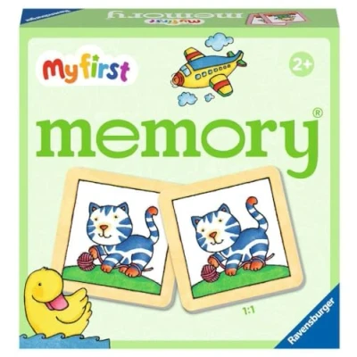 Immagine di Ravensburger Auto 20877 My First Memory Le Mie Cose preferite, Gioco di memorizzazione e Ricerca con schede grafiche Extra Grandi per Bambini dai 2 Anni in su, Colore Rosso,