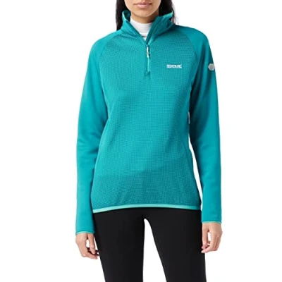 Immagine di Regatta Highton Hz II Pile da Donna Elasticizzato con Mezza Zip. Caratterizzato Tessuto Extol Stretch. Adatto per Passeggiate ed Escursioni.