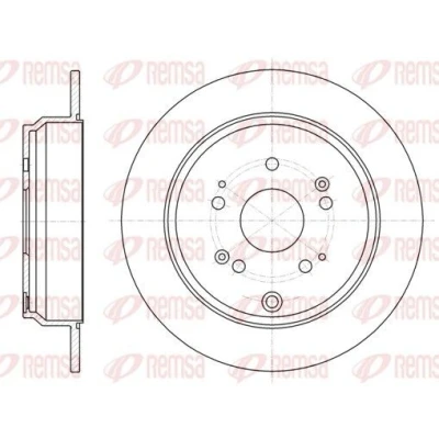 Immagine di REMSA 61174.00 Disco freno Assale posteriore 304,6, 304,6 9 5 pieno HONDA: CR V 3, 4, 2