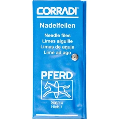 Immagine di PFERD 12313062 Kit di lime ad ago CORRADI taglio svizzero 1 in custodia PVC Lunghezza 140 mm pz.