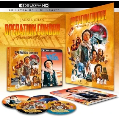 Immagine di Armour of God II Operation Condor 4K UHD Deluxe Collector&#039;s Edition DUAL FORMAT [Blu ray] [Region A &amp; B C]