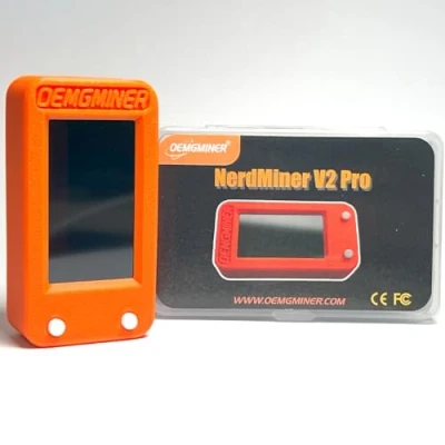 Immagine di Nuovo NerdMiner V2 78KH/s T Display S3 Bitcoin Solo Lottery Miner Vinci 6.25 BTC con basso consumo energetico Connessione WiFi e alimentazione USB C (78 KH/s)