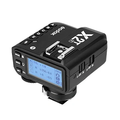 Immagine di Godox X2T F TTL Wireless Flash Trigger 1 / 8000s HSS 2.4G Transmitter per Fuji DSLR Camera iPhone X 8/8 Plus HUAWEI P20 Pro/Mate 10 Samsung S8 Note8