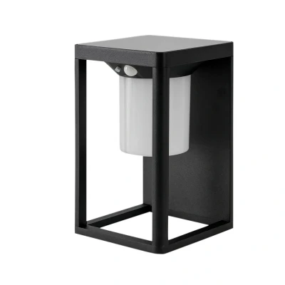 Immagine di Lucande Applique a LED Tilena, nero, alluminio, sensore
