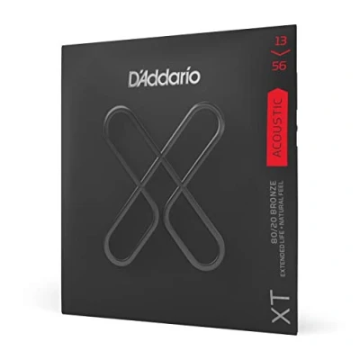 Immagine di D&#039;Addario Corde Chitarra Acustica per Coated XTABR1356, XT in Bronzo 80/20 Acustica, Scalatura Media, 13 56